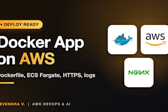 dockerize and deploy your web app on AWS with docker ecs fargate or ec2