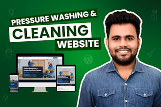 build a house cleaning, pressure washing or junk removal website in wordpress