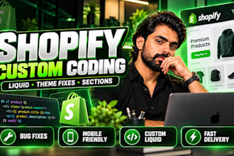 customize shopify theme and develop custom liquid sections