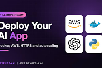 deploy your ai app or llm on AWS with docker fastapi and autoscaling