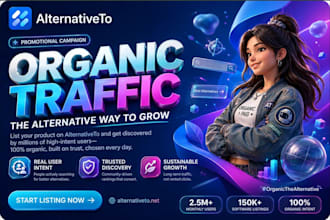 do promotional campaign for your alternativeto for organic traffic