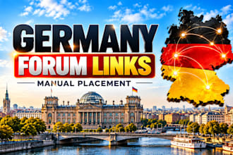 build manual germany forum backlinks for your website