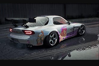 custom livery design and optimize of police, ems and any vehicles for fivem