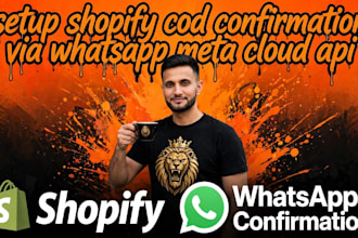 setup shopify cod confirmation via whatsapp meta cloud api