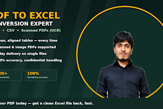 convert PDF to excel, word or csv