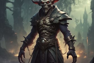 fantasy horror and fantasy horror character