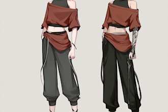 draw character art, fanart, illustration, custom commissions