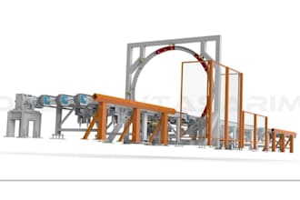 automatic stretch wrapping station