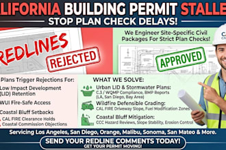 fix ca lid stormwater plans, cal fire grading coastal bluff redlines