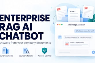 build an enterprise rag ai chatbot with source citations