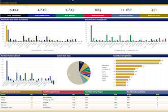 create advanced excel dashboards, mis reporting, and data analysis