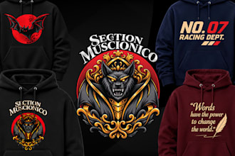make modern streetwear tshirt or hoodie designs