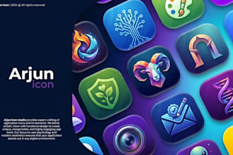 design custom icon sets and vector illustrations