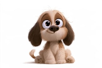 draw your dog or any pets into cartoon