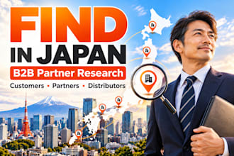 research potential japanese b2b partners for your business