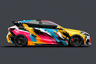 car wrap design, van wrap design