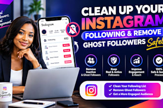 cleanup your instagram following and remove ghost followers safely
