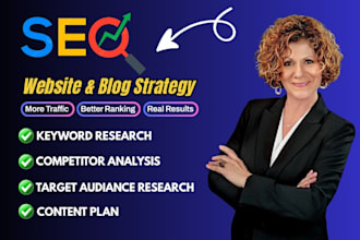 create your website SEO strategy, including keyword research