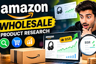 find amazon wholesale products with bsr and ROI analysis