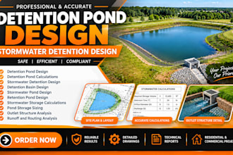 detention pond design stormwater detention design, storage calculations