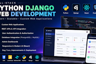 develop a python django web application