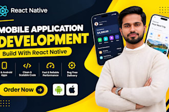 develop a cross platform app using react native