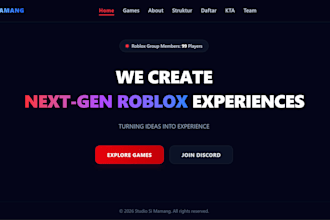 build a roblox community website with member system