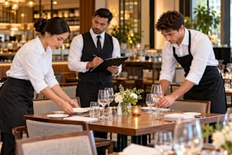 create restaurant staff training manuals and checklists