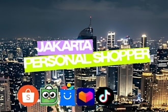 be your personal shopper in indonesia and ship worldwide