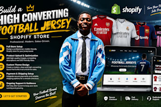 build high converting shopify store jersey website