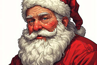 desing a beautiful christmas couple portrait