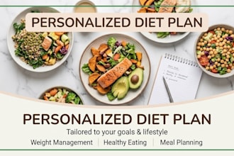 create a personalised diet plan and healthy meal plan
