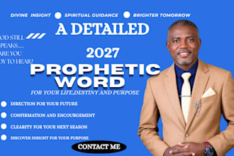 give you a detailed 2027 prophetic word for divine leading and direction