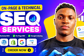 do technical seo, on page website optimization, google indexing