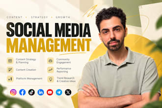 be your social media manager and content strategist
