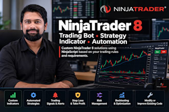 build ninjatrader 8 trading bot strategy indicator and automated trading system