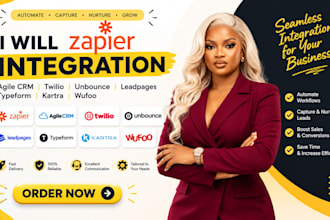 zapier integration agile crm twilio unbounce leadpages typeform kartra wufoo