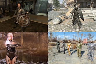 create edit or port custom skyrim armor weapon mods se ae, fallout 4, bg3