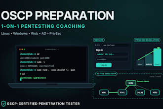 coach you for oscp and teach practical penetration testing