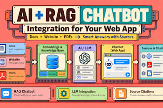 build a rag chatbot and integrate ai into your web app