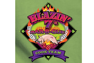 make an exciting artwork logo for this restaurant BBQ team