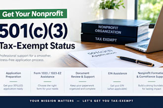 register your nonprofit and prepare 501c3 documents