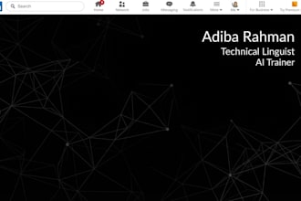 be your next ai trainer and native linguist for next project