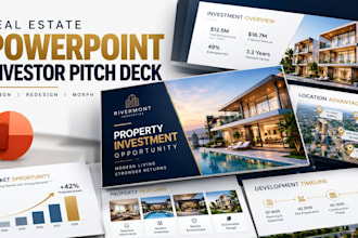 design real estate powerpoint, redesign property investor pitch deck with morph