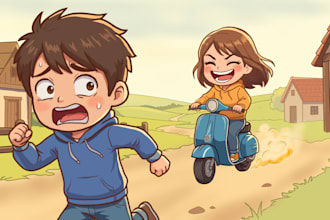 draw custom anime chibi illustrations