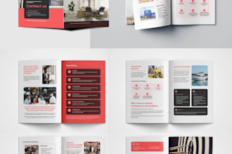 design premium company profile, annual report, and brochure