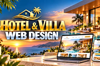 build luxury wordpress website for your villa, hotel, or vacation rental