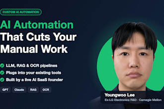 build a custom ai chatbot, rag and ocr automation with python