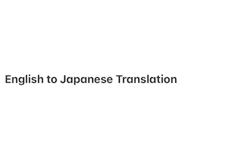 translate english into natural japanese