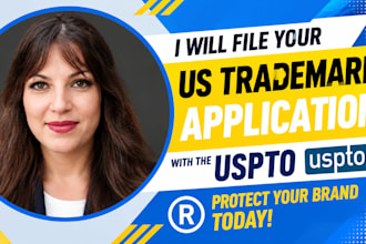 file your US trademark with the uspto as your trademark attorney